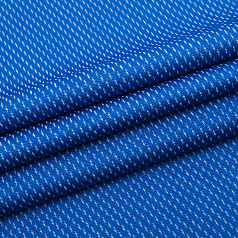 190 Gsm 100 % katjonisk polyester 2-färgad Bird Eye Mesh-tyg